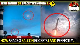 HOW SPACE-X FALCON ROCKETS LAND PERFECTLY.. (USA) >> WAR, FAMINE or TECHNOLOGY ?