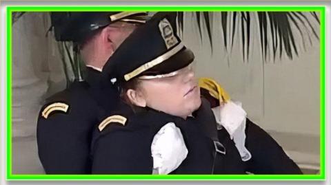 SUPREME COURT HONOR GUARD BITES DUST ON LIVE TV
