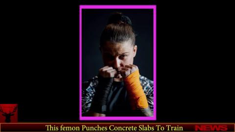 This femon Punches Concrete Slabs To Train