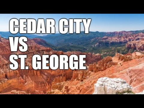 Cedar City vs St. George Utah