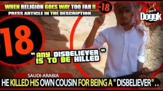 [+18] HE KILLED HIS OWN COUSIN FOR BEING A " DISBELIEVER ".. (SAUDI-ARABIA)