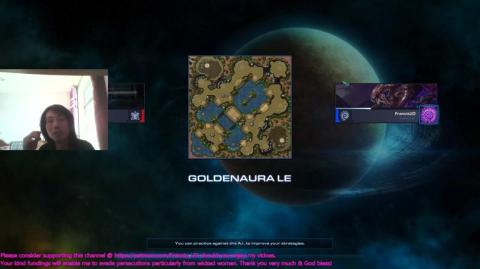 SC2 zvt on goldenaura platinum terran no problem!