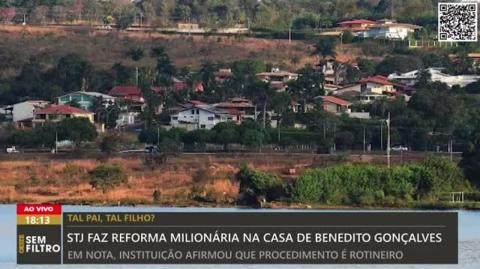 STJ faz reforma milionária na casa do ministro Benedito Gonçalves (18/01/2024)