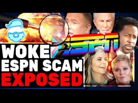 Woke ESPN BUSTED In 13 Year Scam After Backing Jimmy Kimmel Against Aaron Rodgers Over "List" Claims