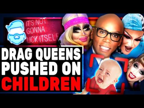 RuPaul DEMANDS You Let Drag Queens Indoctrinate Your Children & Hollywood Cheers!