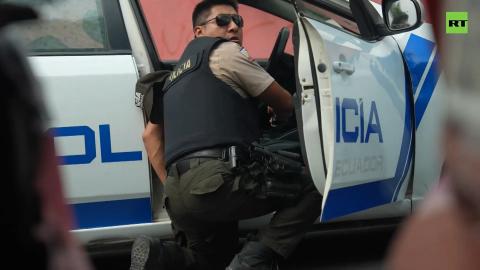 Gunfire, people run for their lives: Ecuador descends into gang violence and chaos