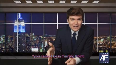 Nick Fuentes: Charlie Kirk is being destroyed by ZOG for stepping out of line for two minutes on his radio show concerni