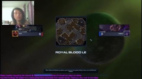 starcraft2 zvt on royal blood again a rather close one where nydus worms v lots of marines & tanks