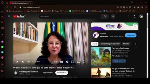 React ao conteúdo da Zilma