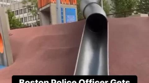 Cop Versus Kids slide
