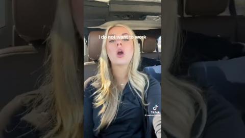 Woman RAGES Over Having To Work