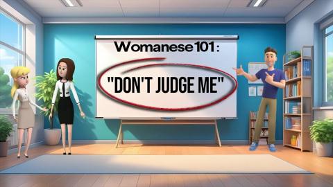 Womanese 101: When MEANS when she says: "Don't judge me!"