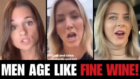 Older Women SALTY at OLDER MEN Aging LIKE FINE WINE