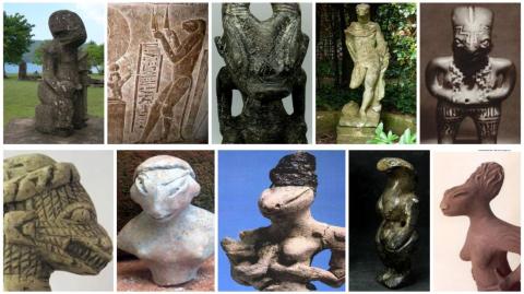 REPTOID HUMANOIDS DEPICTED IN ENTERTAINMENT COMPILATION