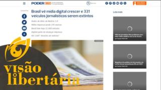 Brasil vê mídia digital crescer e 331 veículos jornalísticos serem extintos | Vl - 17/12/19  ANCAPSU