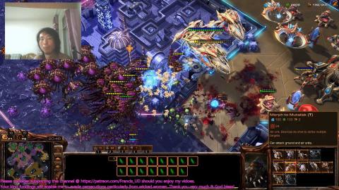 starcraft2 slightly epic zvp long game featuring mass air units fights on neohumanity