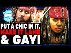 Disney REPLACES Johnny Depp With Black Female In Pirates Of The Caribbean & Gets Hilariously ROASTED