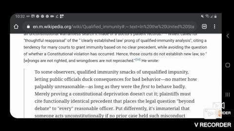 42 USC 1983 - QUALIFIED IMMUNITY - PART 3