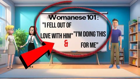 "I fell out of love with him" & "I'm doing this for me" Womanese 101