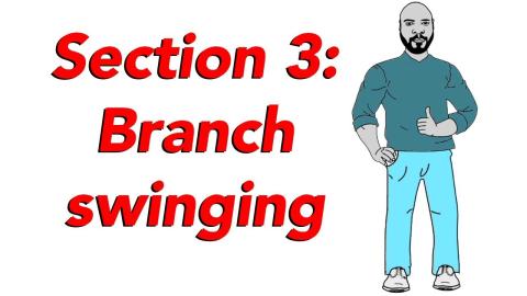 Womanese 101 Section 3 demo: Branch swinging