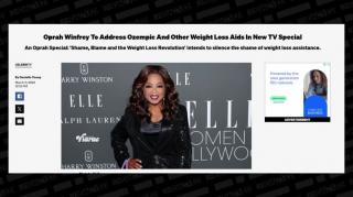 Hang on! Oprah is now pushing BIG PHARMA weight loss drug Ozempic_ _ Redacted w Natali Morris