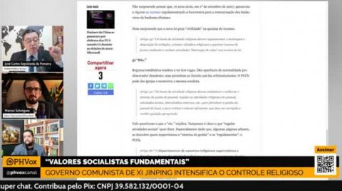 COMUNISMO - Xi Jinping aumenta repressão religiosa na China (P.H. Araújo; José Carlos Sepúlveda) (9 de set. de 2023)