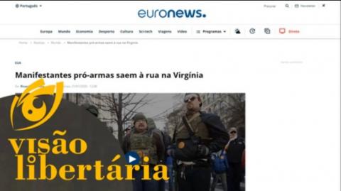 Enorme manifestação pró armas na virgínia coloca governador em saia justa | VL - 21/01/20 | ANCAPSU