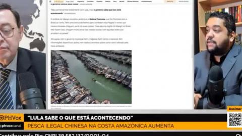 Pesca ilegal chinesa na costa Amazônica (5 de ago. de 2023)