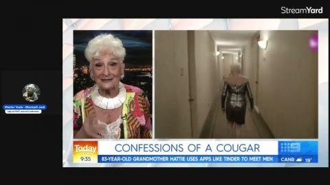 83 YEAR OLD COUGAR DATES MEN IN THEIR 20 S  - THE TODAY SHOW AUSTRALIA.