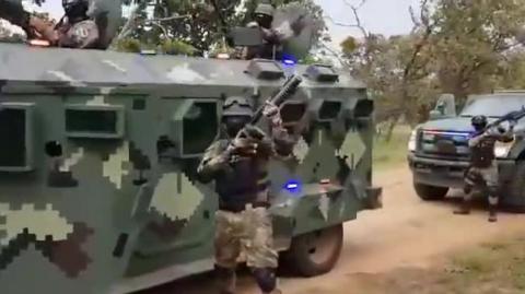 Não é o exército mexicano, é o Cartel de Jalisco