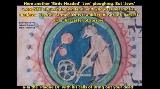 Murderous sadists birds' head haggadah plague doctors mocking the masses at Dublin streets 2024