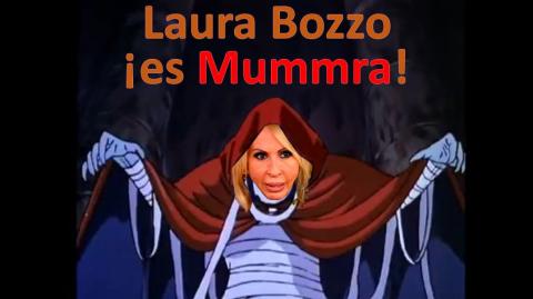 Laura Bozzo es Mummra el inmortal