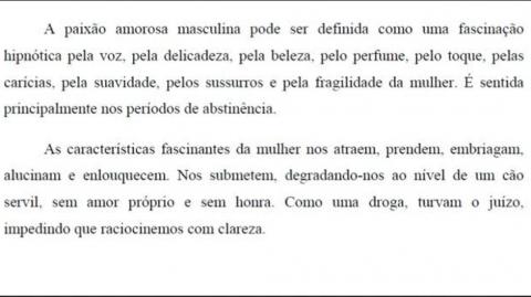 O PARADOXO DA PAIXÃO!