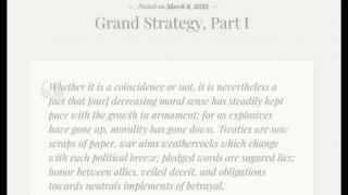 Grand Strategy, Part I (Jeffrey Nyquist)
