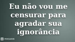 "NÃO SE CALE"! HOMENS ESCORRAÇADOS DE TODOS OS LUGARES! VAMOS ABANDONAR TUDO! NÃO NOS CALEMOS!