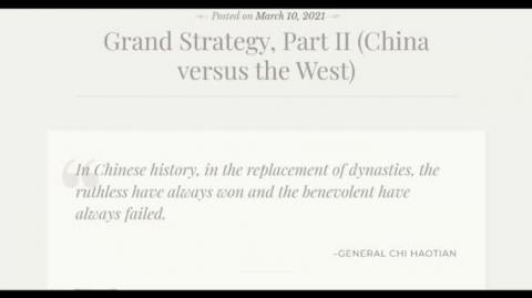 Grand Strategy, Part II (China versus the West) (Jeffrey Nyquist)