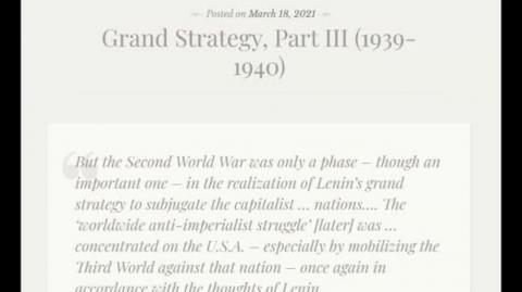 Grand Strategy, Part III (1939-1940) (Jeffrey Nyquist)