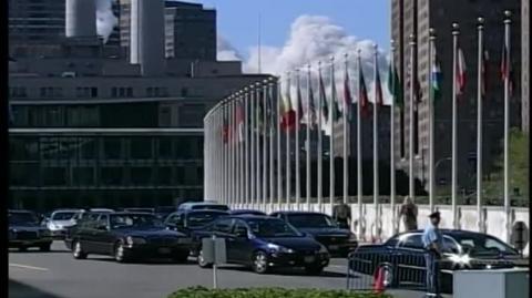 11 September 2001 // UNITED NATIONS Reacts to Tragedy [Archival footage]
