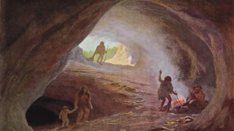 COM A MENTE NO TEMPO DAS CAVERNAS!