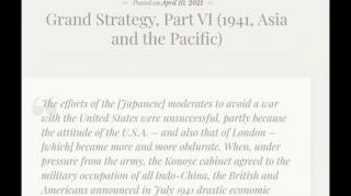 Grand Strategy, Part VI (1941, Asia and the Pacific) (Jeffrey Nyquist)