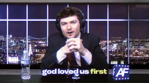 Nick Fuentes: God doesn't send you to hell, you do.