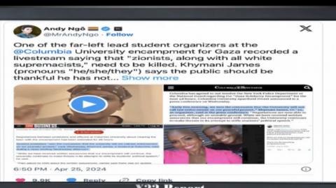 Warning to Khymani James @Columbia University, Nigga, You have kicked the Honkies Nest,