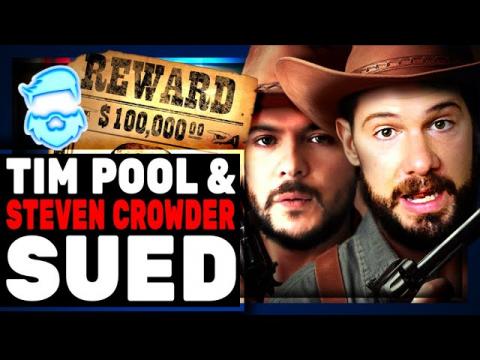 Tim Pool & Steven Crowder SUED For A Big Mistake! MSM Celebrates Their Competition SUFFERS