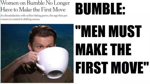 Bumble:  Men Have to Ask Out Women