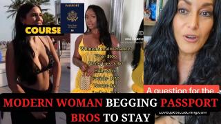 Modern Woman Begging Passport Bros to Stay