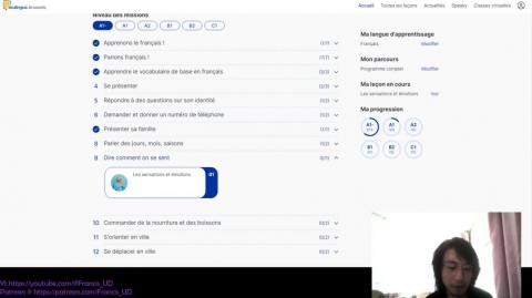 Français A1-, Les sensations et émotions. Quel(le) intello ! La leçon est clairement assimilée !
