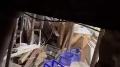 A look inside the illegal Chabad Lubavitch tunnel the rabbi popped out of