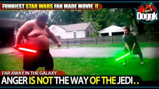 ▶ ANGER IS NOT THE WAY OF THE JEDI.. >> FUNNY FAN-MADE STAR WARS MOVIE NOT TO MISS !! ^^
