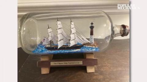 How a Ship in a Bottle Is Made
