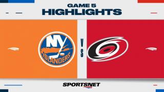 NHL Game 5 Highlights _ Islanders vs Carolina